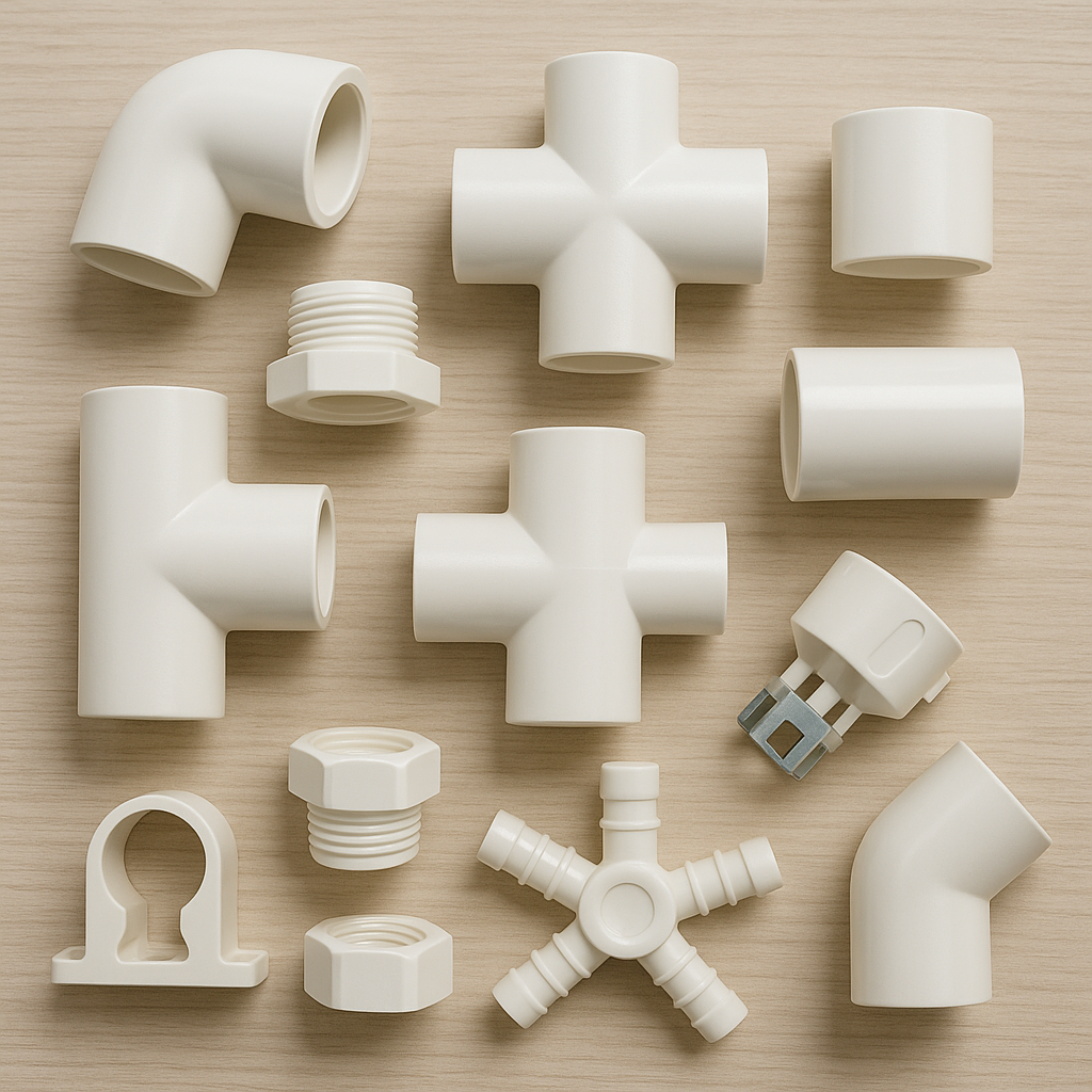 PVC Pipe Fittings and Plastic Connectors