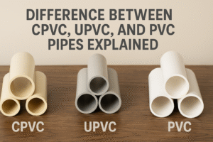 Difference Between CPVC, UPVC, and PVC Pipes
