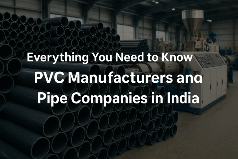 Everything You Need to Know About PVC Manufacturers and Pipe Companies in India