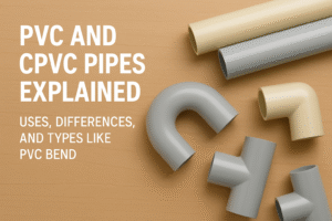 PVC and CPVC Pipes Explained Uses, Differences, and Types Like PVC Bend