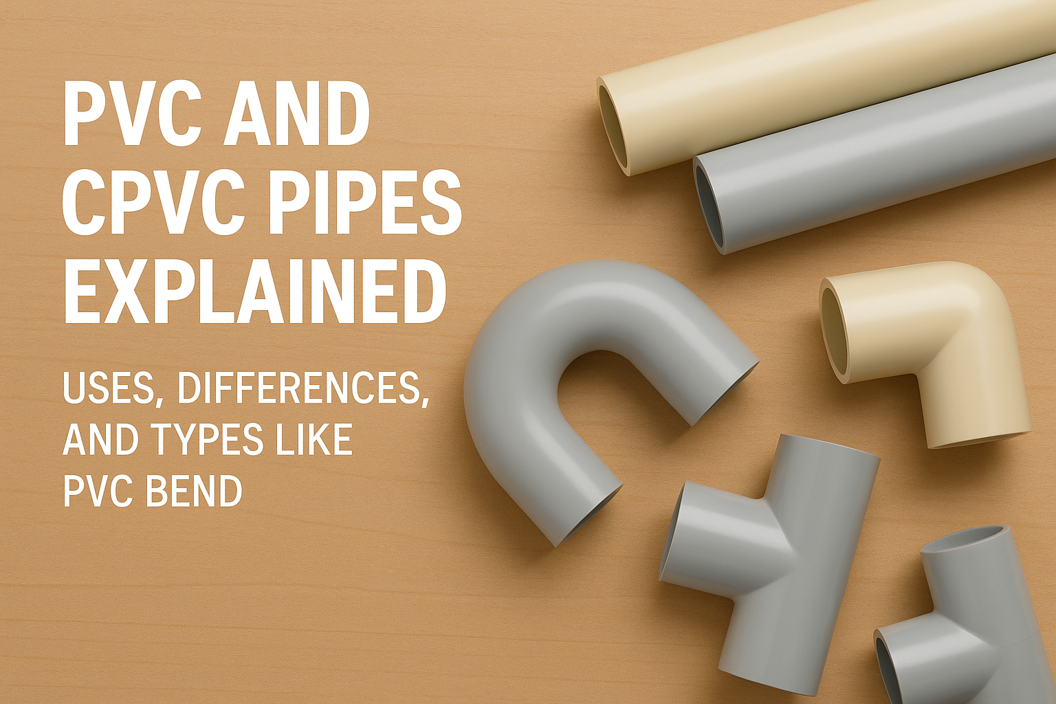 PVC and CPVC Pipes Explained Uses, Differences, and Types Like PVC Bend