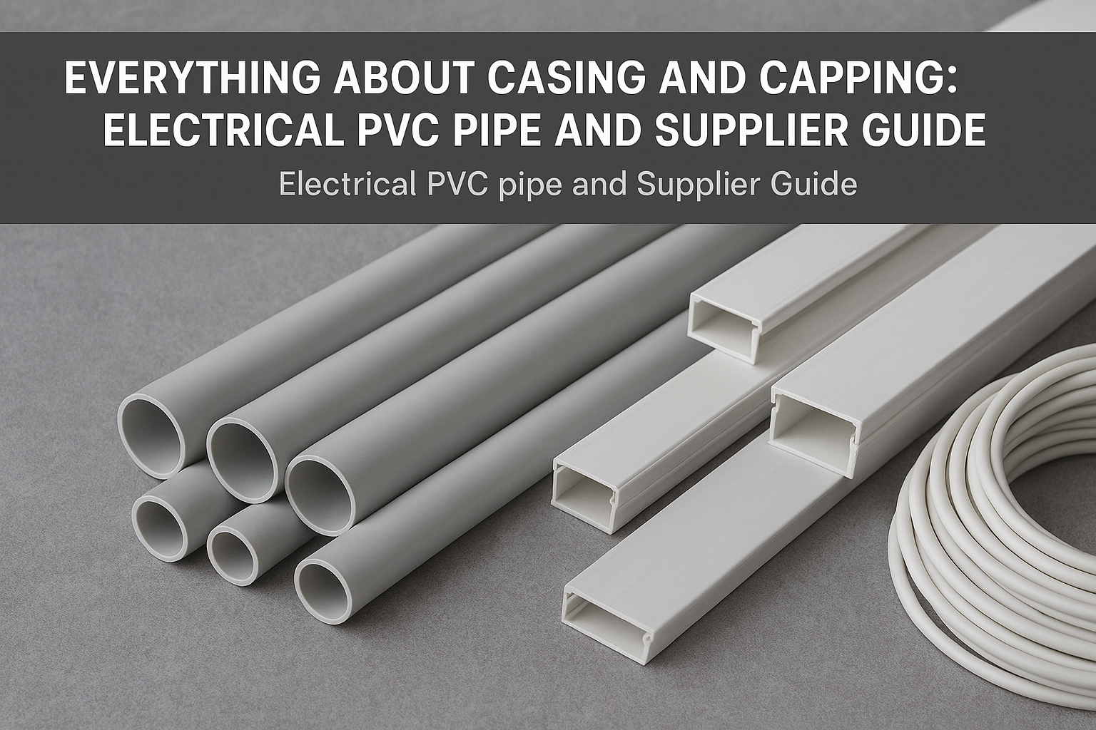 Everything About Casing and Capping: Electrical PVC Pipe and Supplier Guide