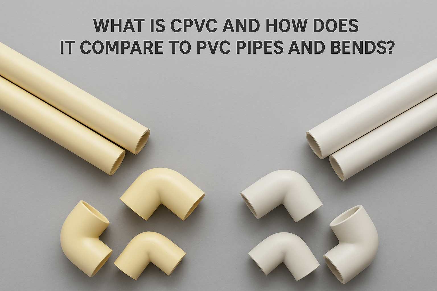 What Is CPVC and How Does It Compare to PVC Pipes and Bends