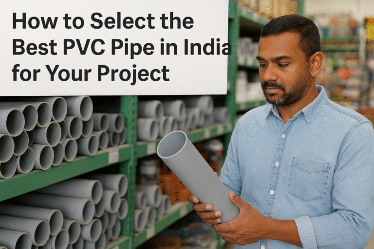 How to Select the Best PVC Pipe in India for Your Project