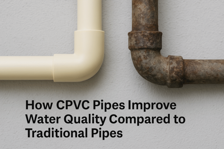 How Improved CPVC Pipes Water Quality Compared to Traditional Pipes