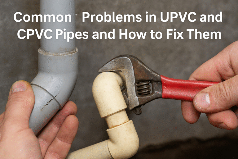 UPVC and CPVC Pipes: Fix Common Plumbing Issues Fast