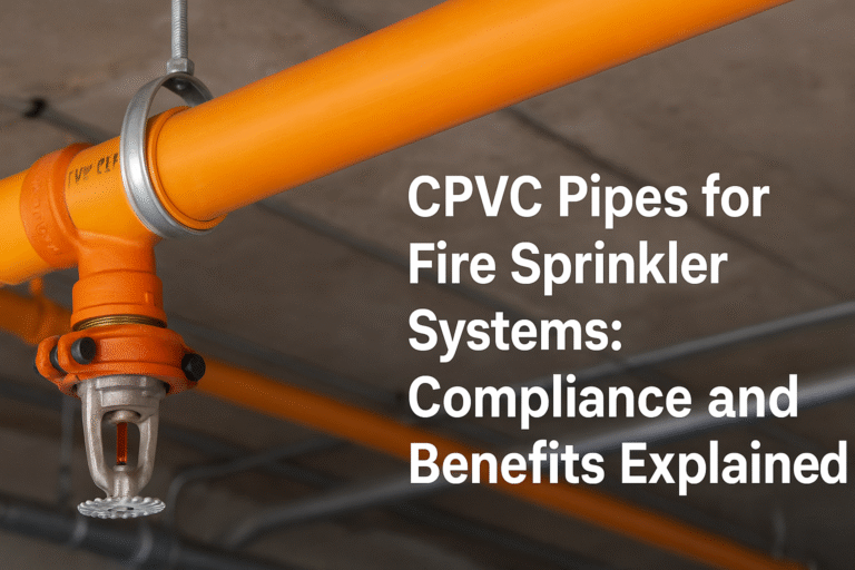CPVC Pipes for Fire Sprinkler Systems: Compliance and Benefits Explained
