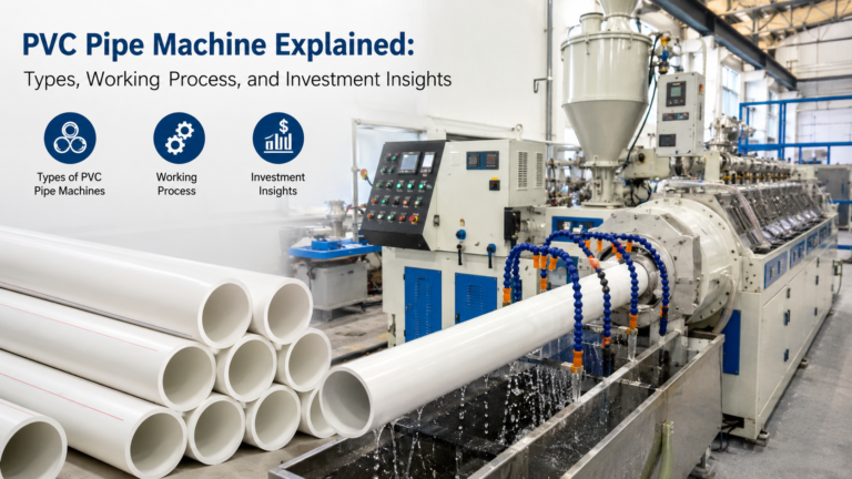 PVC Pipe Machine Explained: Types, Working Process, and Investment Insights
