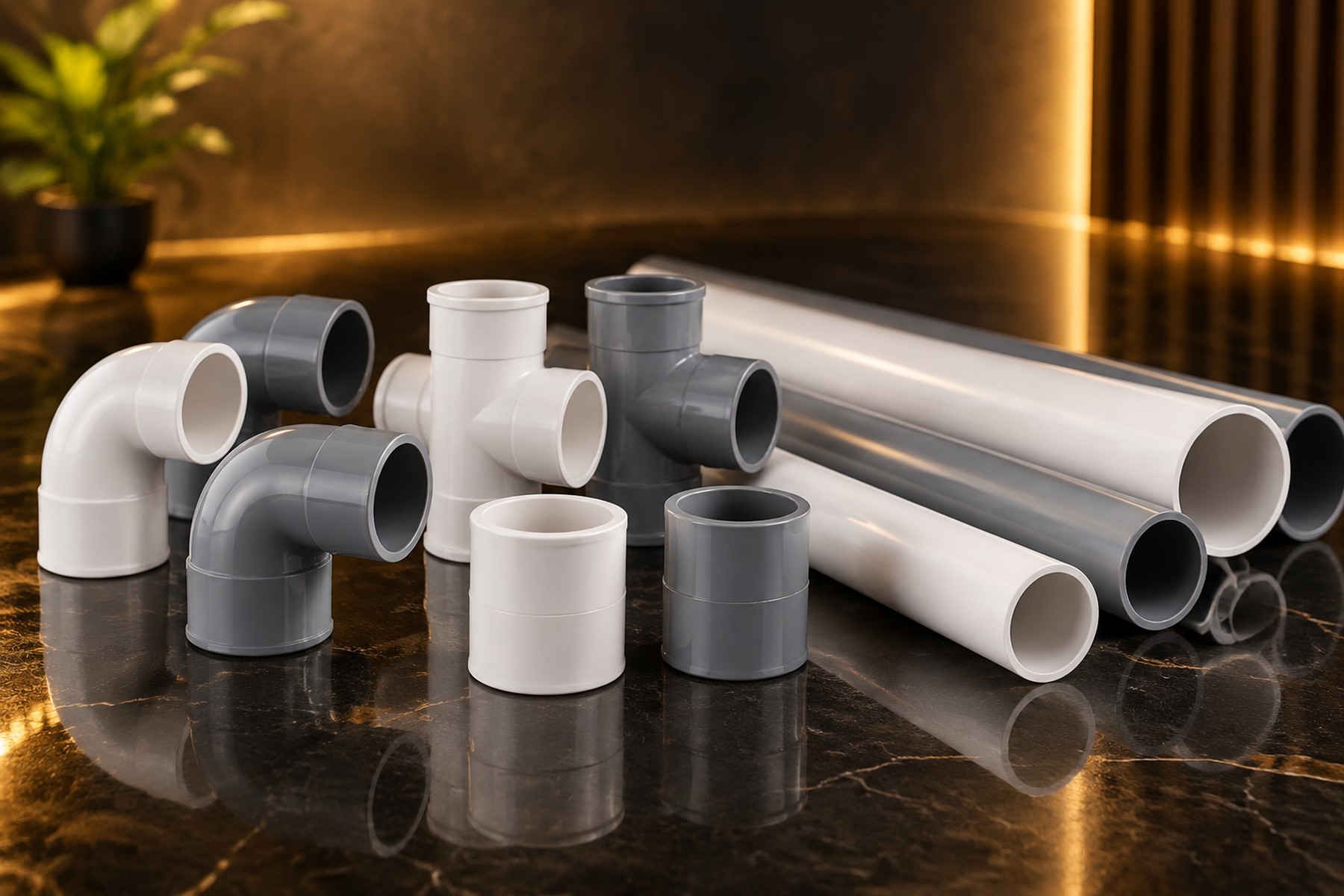 UPVC pipes and fittings