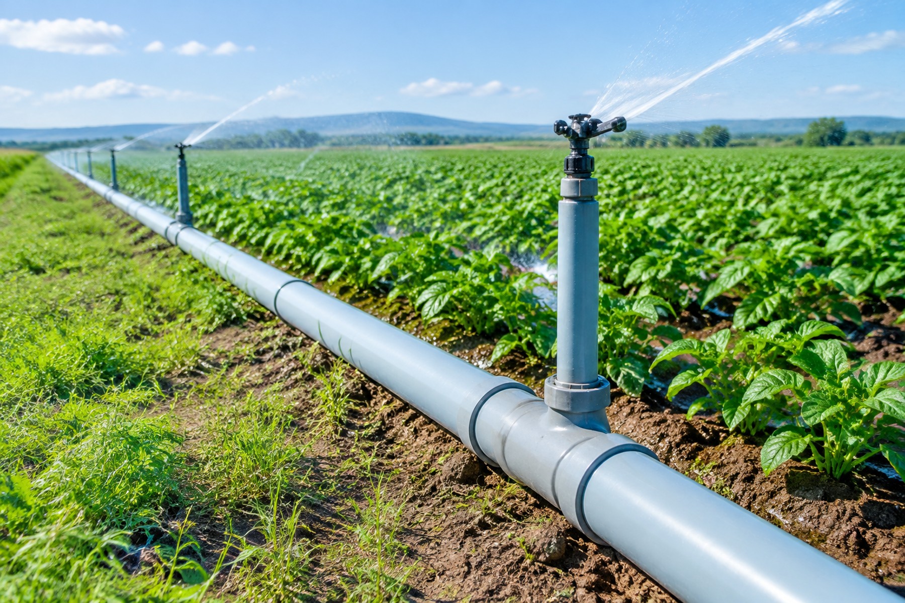 PVC agriculture pipes